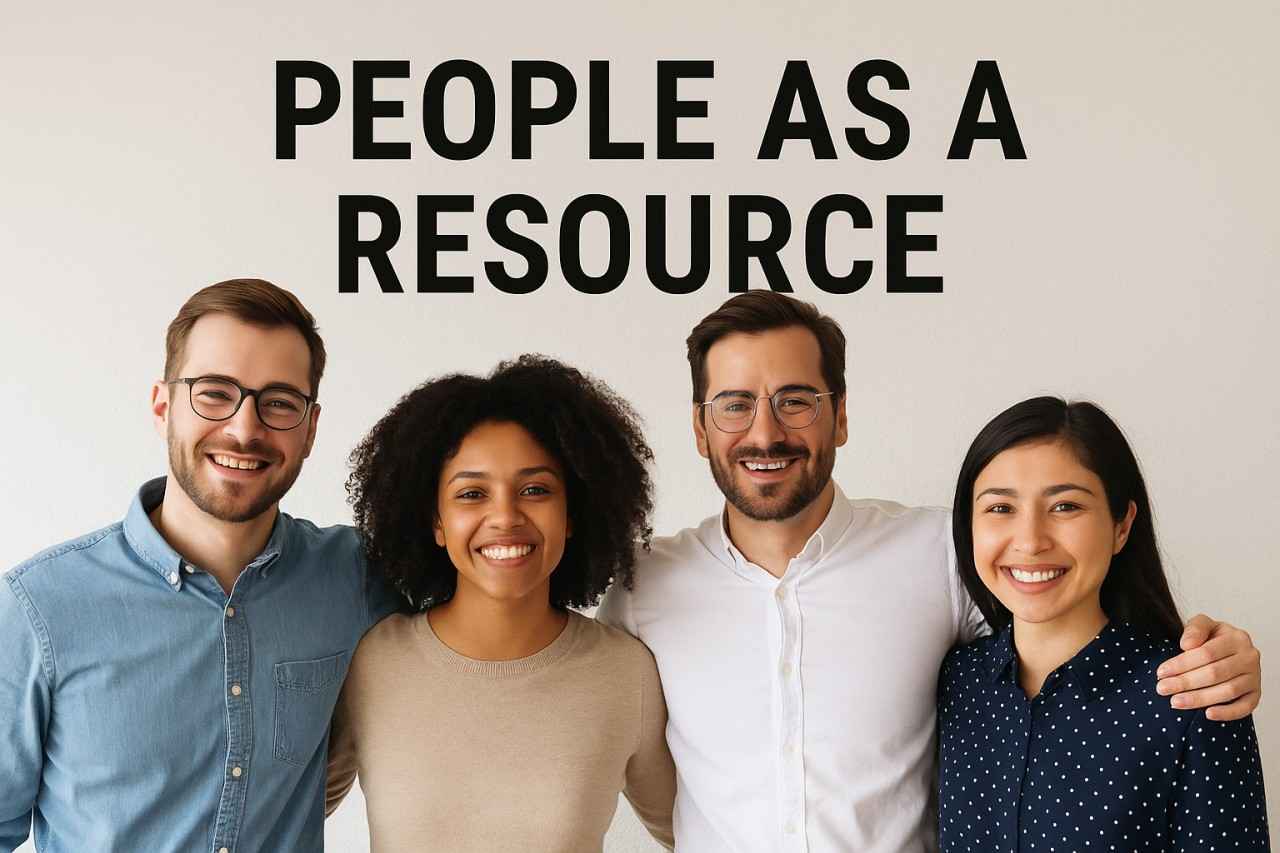 Why are people considered a resource