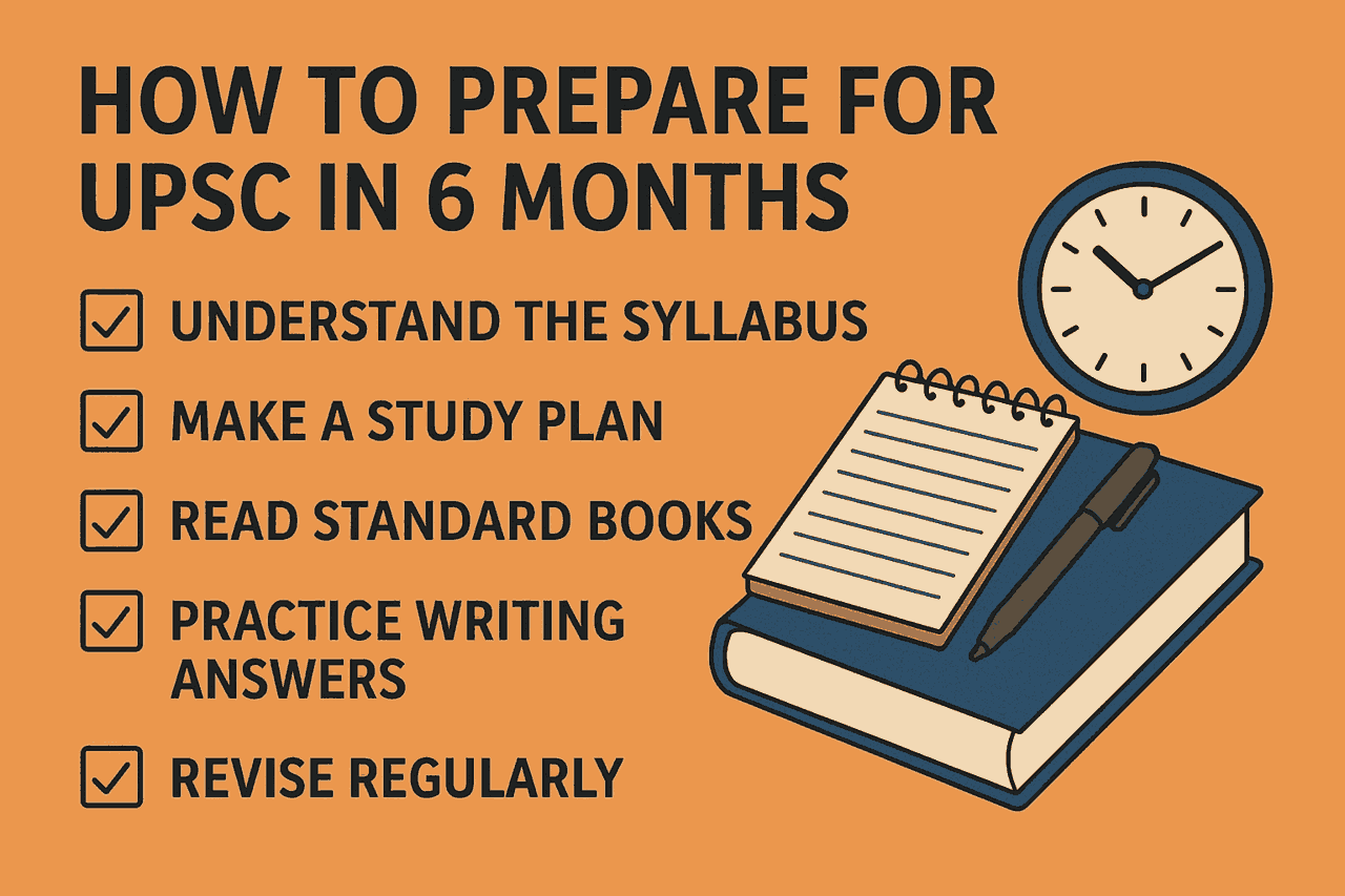 How to prepare for UPSC in 6 months - 100% Best Strategies ✅
