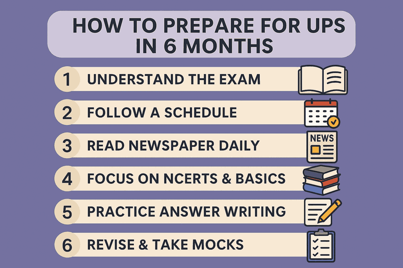 How to prepare for UPSC in 6 months - 100% Best Strategies ✅