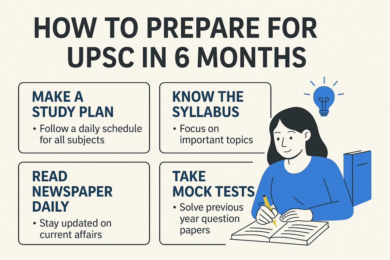How to prepare for UPSC in 6 months - 100% Best Strategies ✅