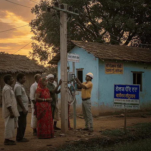 ग्रामीण क्षेत्र में 5 रूपये में उपलब्ध कराए जाएं नवीन कनेक्शन