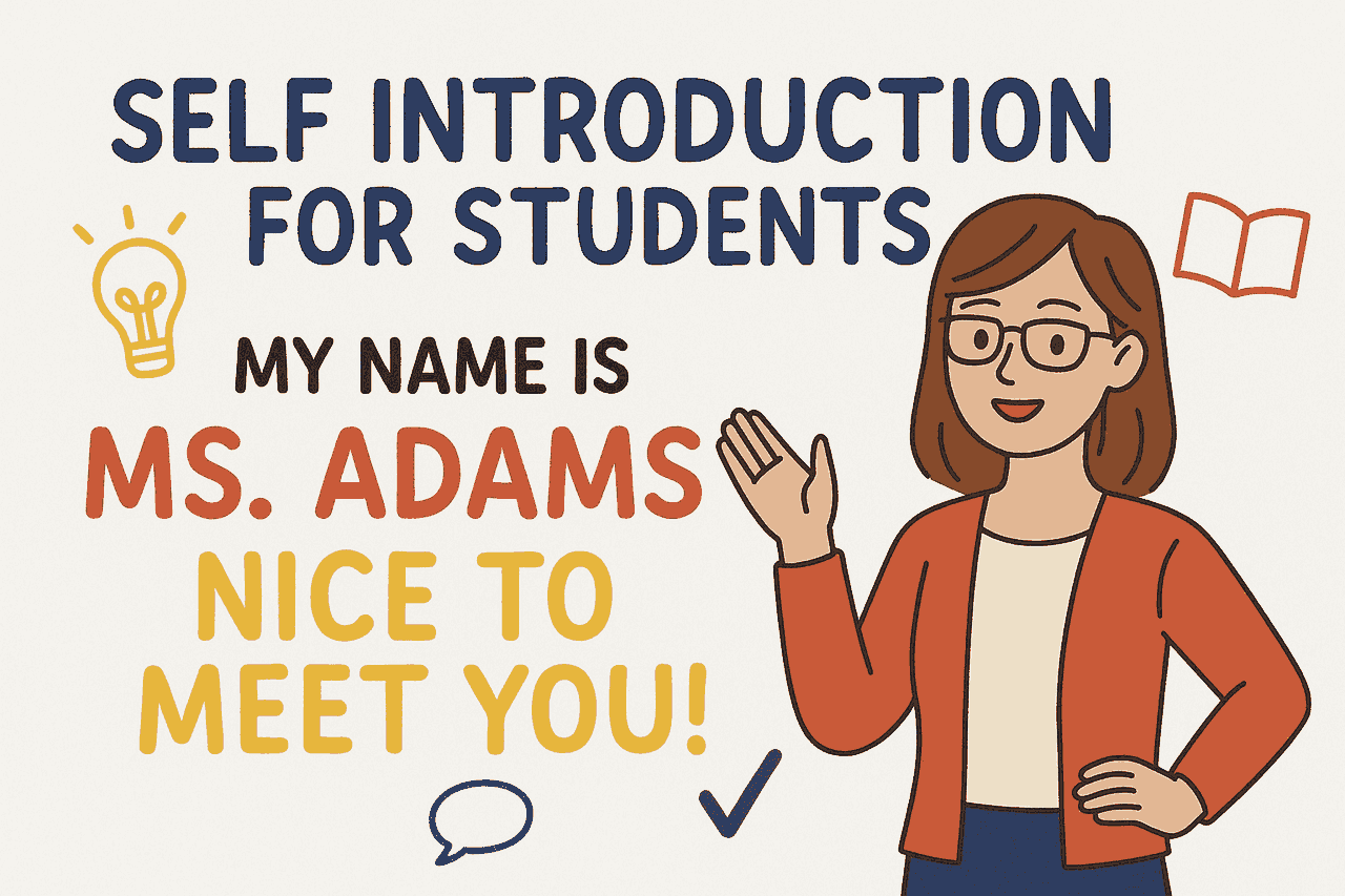 Self introduction for students - Best structure for every student