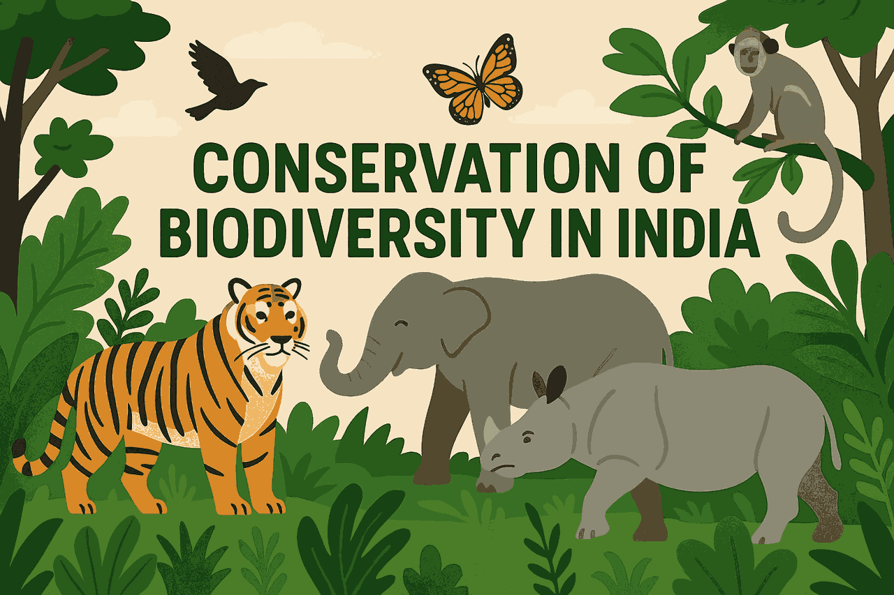 Conservation of biodiversity in india - Complete Explanation