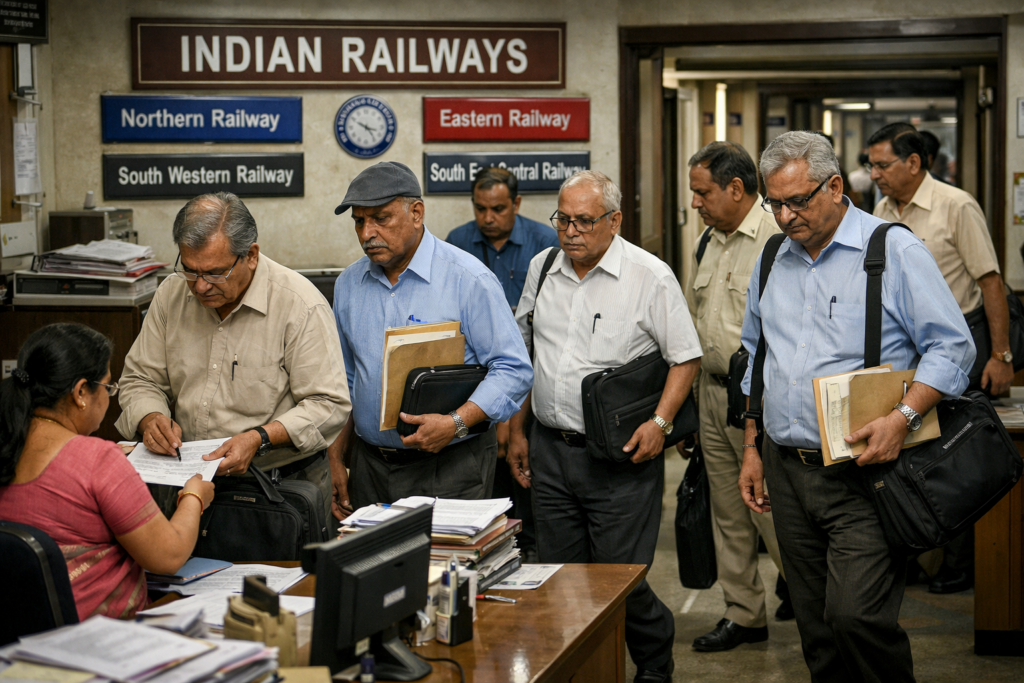 इंडियन रेलवे: छह अधिकारियों को अनिवार्य रिटायर