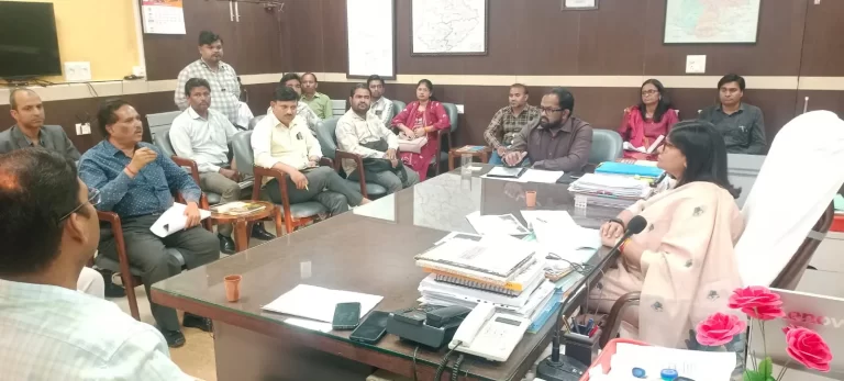 प्रधानमंत्री सूक्ष्म खाद्य उद्यम उन्नयन योजना के क्रियान्वयन की कलेक्टर श्रीमती चौहान ने की समीक्षा