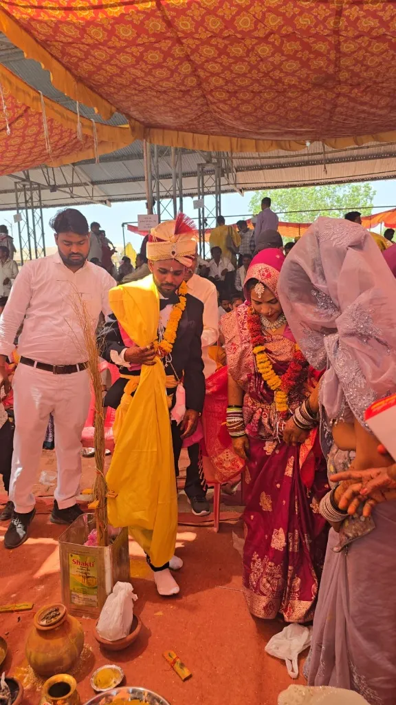 अक्षय तृतीया पर डबरा में मुख्यमंत्री कन्यादान योजना के तहत हुआ सामूहिक विवाह सम्मेलन 73 जोड़े बंधे परिणय सूत्र में