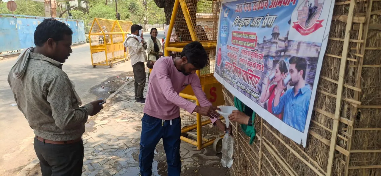नगर निगम की अनूठी पहल
गर्मी में ग्रीन नेट और प्याऊ से लोगों को दे रहे राहत