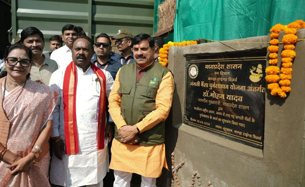 और खूबसूरत हुई एमपी की वाइल्ड लाइफ, सीएम डॉ. मोहन ने रिलीज किए 4 जंगली भैसें, ईको-सिस्टम पर होगा इतना असर