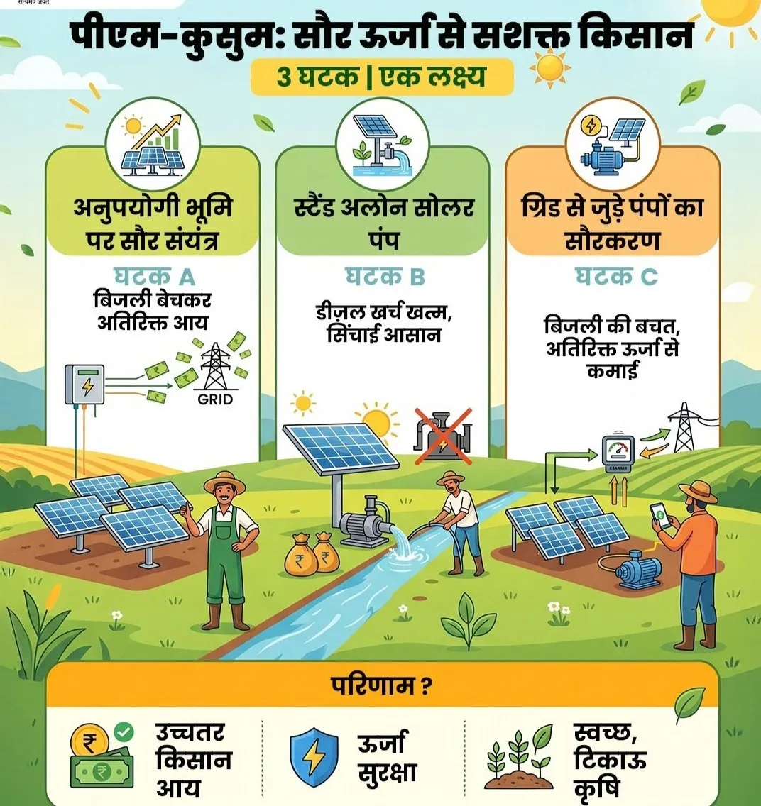 सफलता की कहानी सूरज से मिली शक्ति ने बदली मानसिंह की तकदीर सोलर पंप से लहलहा रही फसलें, डीजल खर्च और बिजली बिल से मिली राहत